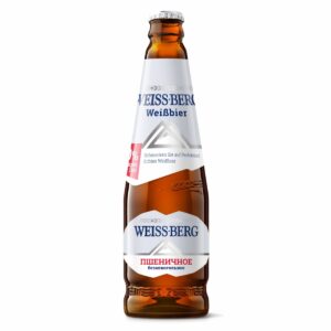 Пиво "WEISS BERG Безалкогольное" Бочкари пшеничное нефильтрованное бутылка 0,44 ящик 12шт