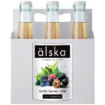 Сидр фруктовый Alska Nordic berries fruit (Альска северные лесные ягоды) Оптом в ящике 12 шт. по 0.5 л Швеция (The Swedish Cider Company AB)
