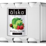Сидр фруктовый Alska Strawberry & lime fruit (Альска клубника и лайм) Оптом в упаковке 24 шт. по 0.5 л Швеция (The Swedish Cider Company AB)