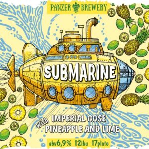 Пиво Submarine (Субмарина) Panzer Brewery гозе с огурцом и дыней кег 30 л