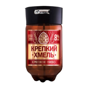 Пиво «Крепкий хмель» ТРЕХСОСЕНСКИЙ лагер ПЭТ кег 30л