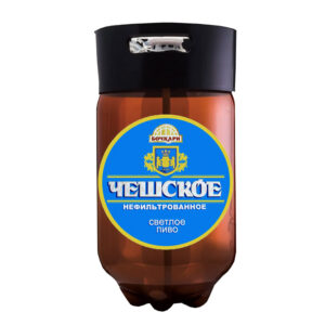 Пиво «Чешское» нефильтрованное Бочкари лагер ПЭТ кег 30л