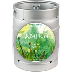 Пиво Акварель индийский светлый эль с двойным охмелением Simcoe/Mosaic Кег 30 л Россия (Panzer Brewery)
