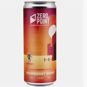 Пиво "Long Summer Days Blueberry" Безалкогольное Zero Point Brewery банка 0,33 ящик 20шт