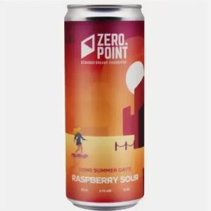 Пиво "Long Summer Days Raspberry" Безалкогольное Zero Point Brewery банка 0,33 ящик 20шт