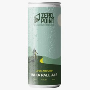 Пиво "Look Around IPA" Безалкогольное Zero Point Brewery банка 0,33 ящик 20шт