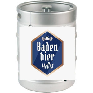 Пиво "BADEN BIER Helles" светлое Хайнекен Лагер МЕТ кег 30л