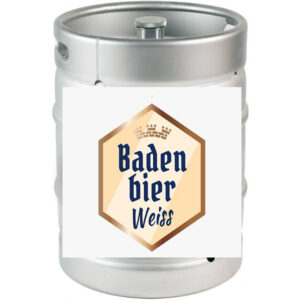 Пиво "BADEN BIER Weiss" светлое Хайнекен Лагер МЕТ кег 30л