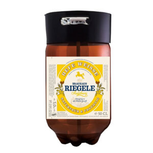 Пиво "RIEGELE HEFE WEISSE" ("Ригеле Хефе Вайсе") Светлое RIEGELE Эль ПЭТ кег 30 л