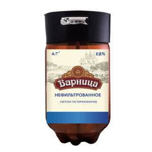 Пиво Нефильтрованное светлое Варница Лагер ПЭТ 30 л