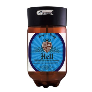 Пиво "Hell" Светлое Нефильтрованное HopfenBerg Лагер ПЭТ кег 30 л